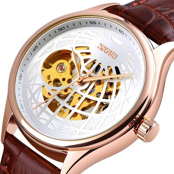 men's automatic mechanical watch waterproof business self wind gear soft leather strap shaking energy male pointer clocks wristwatches, Slivery;brown
men's automatic mechanical watch waterproof business self wind gear soft leather strap shaking energy male pointer clocks wristwatches, Slivery;brown