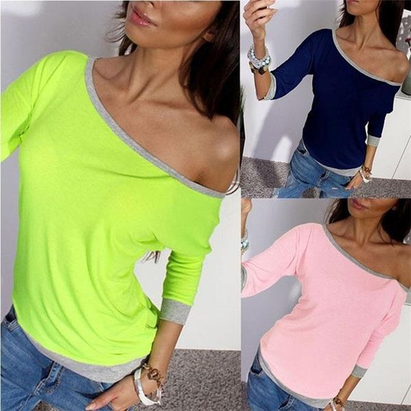summer fashion 3/4 sleeve off shoulder casual womens solid t shirt plus size 2xl female t-shirt camisa mujer 's women's, White
summer fashion 3/4 sleeve off shoulder casual womens solid t shirt plus size 2xl female t-shirt camisa mujer 's women's, White