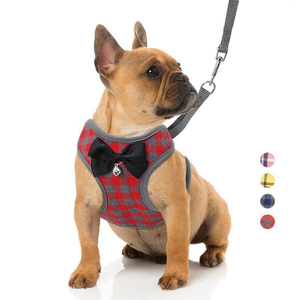 small dog harness and leash set pet cat vest with bowknot mesh padded for puppy lead collars & leashes
small dog harness and leash set pet cat vest with bowknot mesh padded for puppy lead collars & leashes