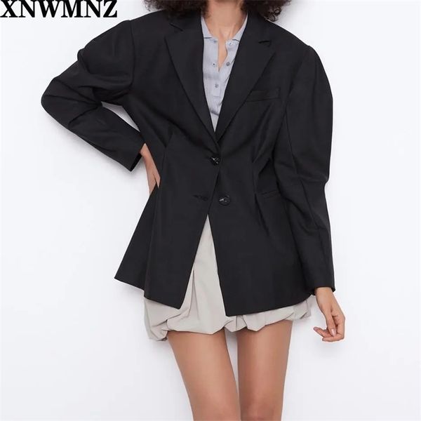 women loose-fitting blazer black blazer lapel collar long sleeves openings cuffs double-breasted button 210520, White;black
women loose-fitting blazer black blazer lapel collar long sleeves openings cuffs double-breasted button 210520, White;black