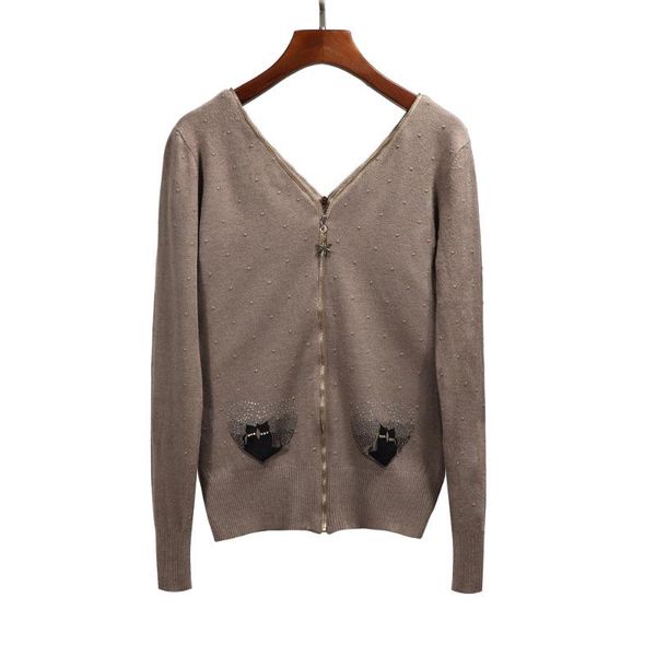 women's sweaters 2021 sweater spring autumn casual long sleeves fashion double zippers animal print knitting, White;black
women's sweaters 2021 sweater spring autumn casual long sleeves fashion double zippers animal print knitting, White;black