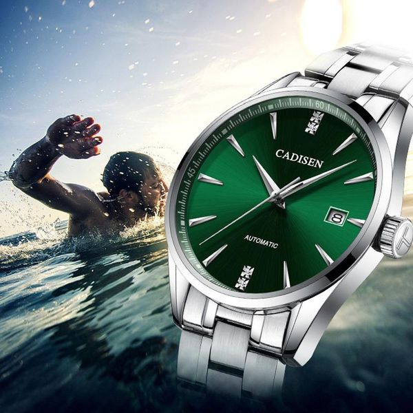 wristwatches cadisen 2021 men's mechanical watches watch men fashion automatic waterproof relogio masculino, Slivery;brown
wristwatches cadisen 2021 men's mechanical watches watch men fashion automatic waterproof relogio masculino, Slivery;brown