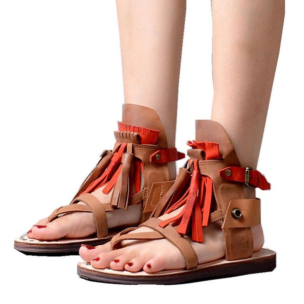 vintage design women flats sandals gladiator tassel beach flip flops shoes woman bohemian sandalias ankle strap fringe stilettos, Black
vintage design women flats sandals gladiator tassel beach flip flops shoes woman bohemian sandalias ankle strap fringe stilettos, Black