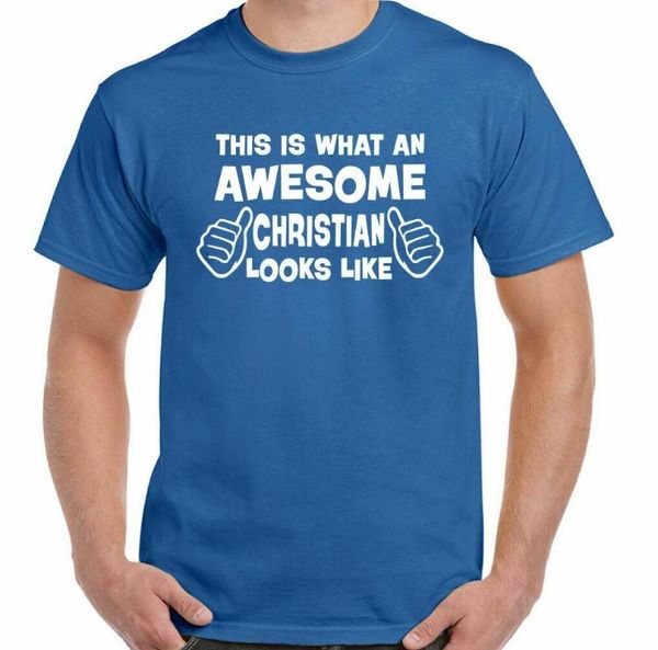 god man cotton fashion t-shirt funny religious this is what an awesome looks men's t-shirts, White;black
god man cotton fashion t-shirt funny religious this is what an awesome looks men's t-shirts, White;black