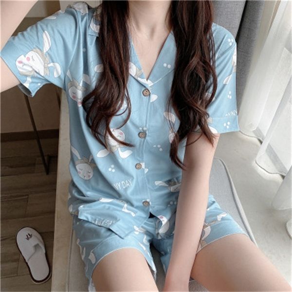 women's sleepwear summer pyjamas women short-sleeved cardigan shirt + shorts set ladies pajamas suit casual sleepwear cartoon cute home, Black;red
women's sleepwear summer pyjamas women short-sleeved cardigan shirt + shorts set ladies pajamas suit casual sleepwear cartoon cute home, Black;red
