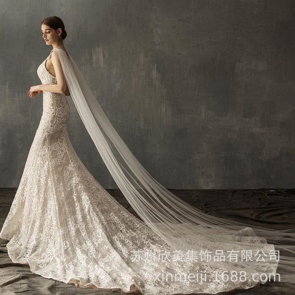 bridal veils wedding accessories long layer without hair comb beads veil brigade headgear yarn white licras d mujer blanca headwear, Black
bridal veils wedding accessories long layer without hair comb beads veil brigade headgear yarn white licras d mujer blanca headwear, Black