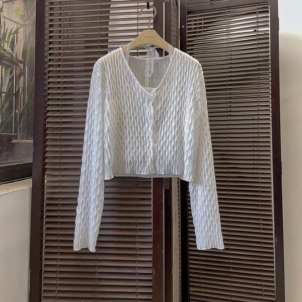women's blouses & shirts unique design shirt pleated slim fit fashionable temperament 2021 autumn korean v-neck cardigan fashion, White
women's blouses & shirts unique design shirt pleated slim fit fashionable temperament 2021 autumn korean v-neck cardigan fashion, White