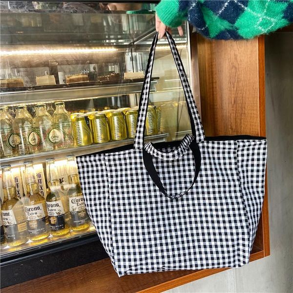 evening bags large simple lattice double-sided shoulder bag high-capacity student book shopping handbag cotton fabric designer
evening bags large simple lattice double-sided shoulder bag high-capacity student book shopping handbag cotton fabric designer