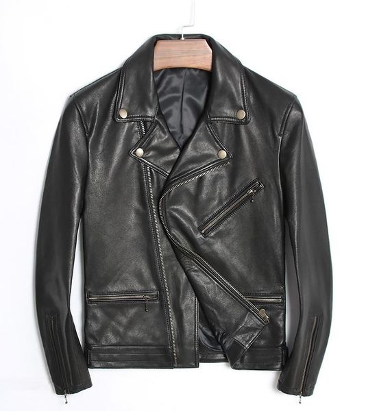 men's leather & faux .brand sheepskin jackets,men's 100% genuine leather,motor biker jacket.slim plus size,casual coat classic, Black
men's leather & faux .brand sheepskin jackets,men's 100% genuine leather,motor biker jacket.slim plus size,casual coat classic, Black