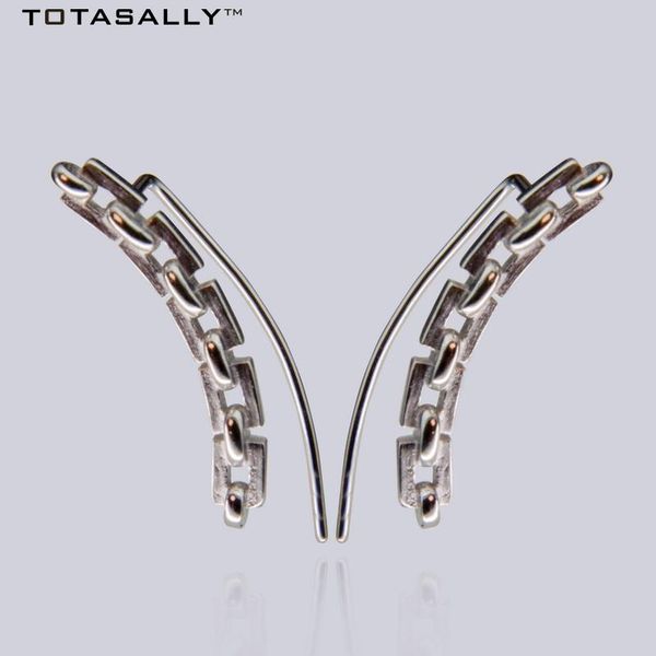 stud totasally simple design 100% real s925 silver metal link chain shape earrings stylish fashion women's for party, Golden;silver
stud totasally simple design 100% real s925 silver metal link chain shape earrings stylish fashion women's for party, Golden;silver