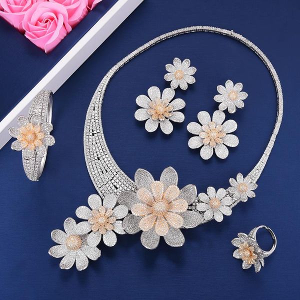earrings & necklace missvikki romantic bridal wedding blooming flowers bangle earring ring jewelry set for women valentine's birthday g, Silver
earrings & necklace missvikki romantic bridal wedding blooming flowers bangle earring ring jewelry set for women valentine's birthday g, Silver