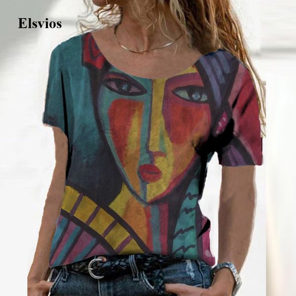 women's blouses & shirts harajuku geometric face print blouse shirt women casual short sleeve loose pullover ladies summer vi, White
women's blouses & shirts harajuku geometric face print blouse shirt women casual short sleeve loose pullover ladies summer vi, White