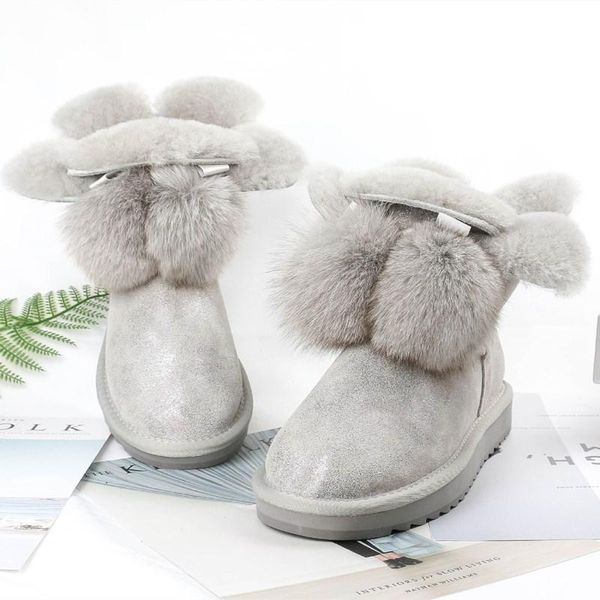 boots natural cowhide leather 2021 shoes women snow real wool fur non-slip ankle, Black
boots natural cowhide leather 2021 shoes women snow real wool fur non-slip ankle, Black