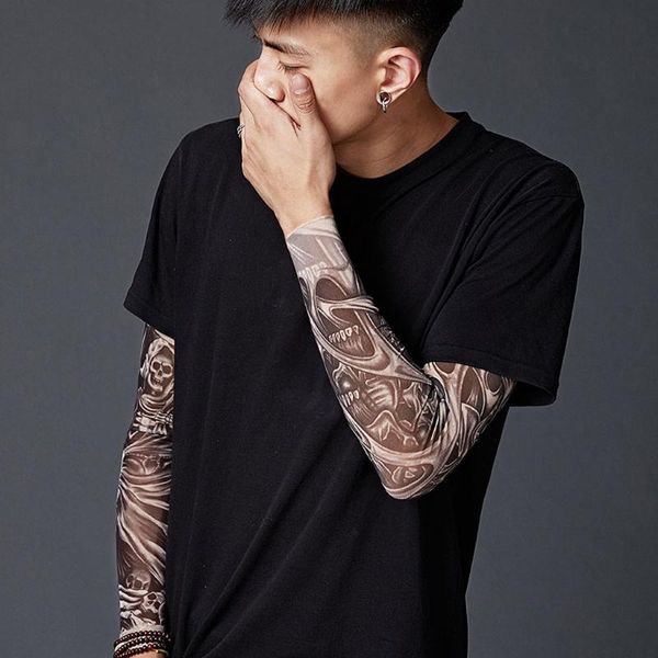 elbow & knee pads tattoo sleeve sun uv protection stretch arm cover cycling driving costume fake warmer mangas 8.2, Black;gray
elbow & knee pads tattoo sleeve sun uv protection stretch arm cover cycling driving costume fake warmer mangas 8.2, Black;gray