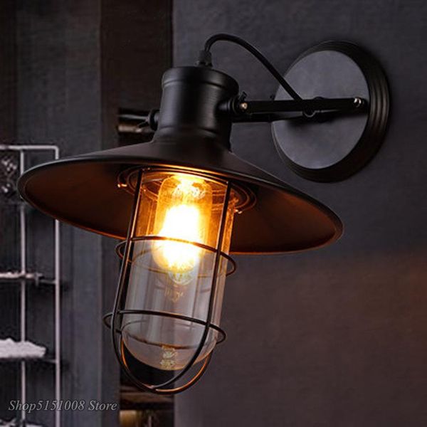 wall lamp retro industrial glass lampshade metal petal vintage sconce loft corridor light fixture e27 edison bulb
wall lamp retro industrial glass lampshade metal petal vintage sconce loft corridor light fixture e27 edison bulb