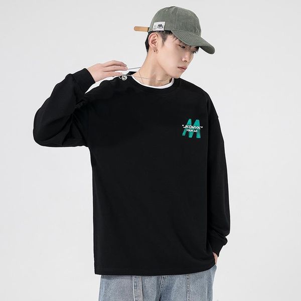 men's hoodies & sweatshirts 2021 autumn and winter style casual loose fashion trend cotton printing all-match round neck pullover sweat, Black
men's hoodies & sweatshirts 2021 autumn and winter style casual loose fashion trend cotton printing all-match round neck pullover sweat, Black