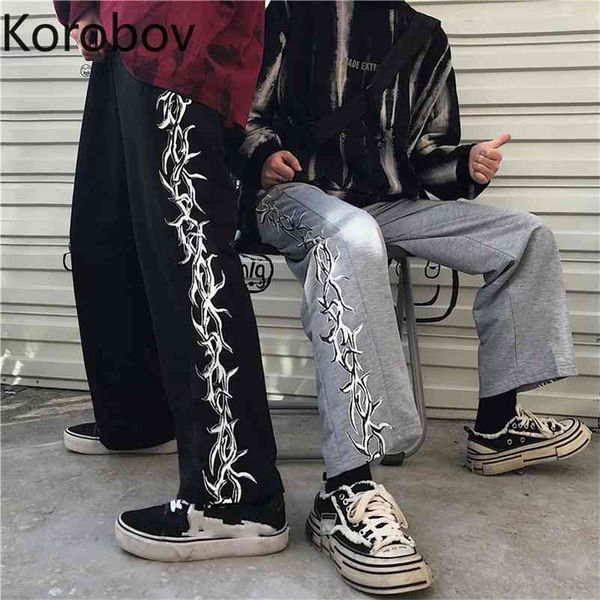 korobov korean harajuku style print streetwear high waist hip straight pants loose casual trousers summer wild 210430, Black;white
korobov korean harajuku style print streetwear high waist hip straight pants loose casual trousers summer wild 210430, Black;white