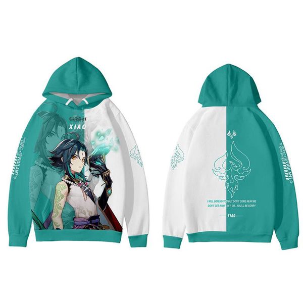 men's hoodies & sweatshirts genshin impact xiao cool print game women/men plus size streetwear graphic hip hop fashion, Black
men's hoodies & sweatshirts genshin impact xiao cool print game women/men plus size streetwear graphic hip hop fashion, Black