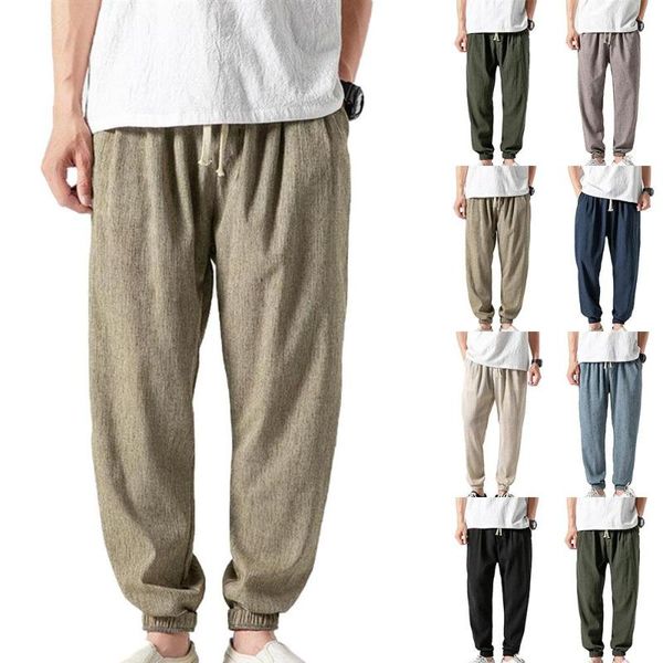 men's pants drawstring men solid color loose long trousers male casual oversize joggers, Black
men's pants drawstring men solid color loose long trousers male casual oversize joggers, Black