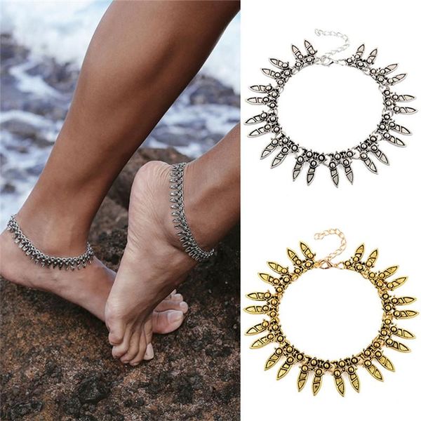 anklets 1 pc fashion bohemian national style beach alloy exaggerated gold silver color ankle charm retro footwear anklet women jewelry, Red;blue
anklets 1 pc fashion bohemian national style beach alloy exaggerated gold silver color ankle charm retro footwear anklet women jewelry, Red;blue