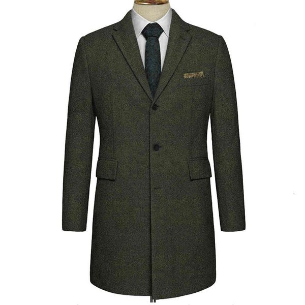 men's suits & blazers warm tweed long coat dark green herringbone custom made medium jacket mid-length coats mid length winter, White;black
men's suits & blazers warm tweed long coat dark green herringbone custom made medium jacket mid-length coats mid length winter, White;black