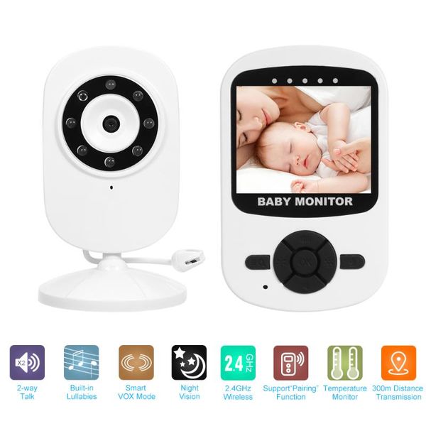 2.4ghz wireless digital baby monitor 2.4in lcd display two way talk temperature monitoring 3 lullabies for safety security monitors
2.4ghz wireless digital baby monitor 2.4in lcd display two way talk temperature monitoring 3 lullabies for safety security monitors
