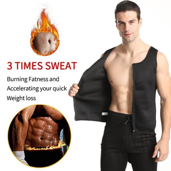 sweat vest for men waist trainer adjustable sauna zippered slimming shirt body shape workout running jerseys, Black;blue
sweat vest for men waist trainer adjustable sauna zippered slimming shirt body shape workout running jerseys, Black;blue