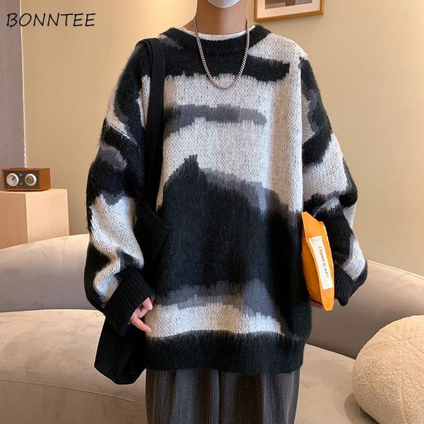 men's sweaters men printed casual long sleeve round neck cozy autumn winter pullovers fashion korean hombre ropa knitwear loose jumper, White;black
men's sweaters men printed casual long sleeve round neck cozy autumn winter pullovers fashion korean hombre ropa knitwear loose jumper, White;black