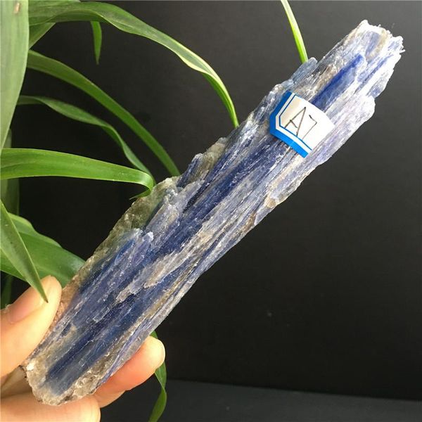 decorative objects & figurines blue crystal natural kyanite rough mica gem stone mineral specimen healing