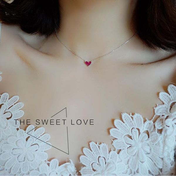 pendant necklaces pure 925 sterling silver necclace women red heart sweet korean style chain elegant jewelry gift for friend birthday in
pendant necklaces pure 925 sterling silver necclace women red heart sweet korean style chain elegant jewelry gift for friend birthday in
