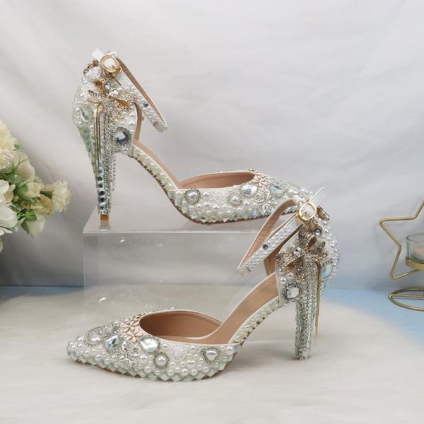 dress shoes womens wedding fashion sandals woman thin heel tassel crystal party high pumps ivory pearl weddi, Black
dress shoes womens wedding fashion sandals woman thin heel tassel crystal party high pumps ivory pearl weddi, Black