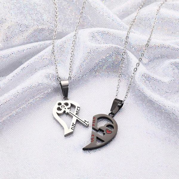 chokers 2pcs couple necklace 1314 520 heart key lock jigsaw punk style pendant love valentines jewelry gift, Golden;silver
chokers 2pcs couple necklace 1314 520 heart key lock jigsaw punk style pendant love valentines jewelry gift, Golden;silver