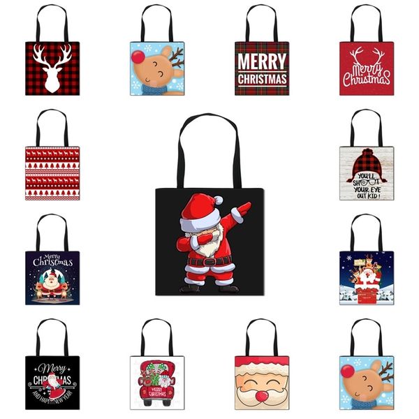 36 colors merry christmas tote handbag cartoon simple xmas santa tree printed shopping bag large capacity hand bags polyester fashion one sh, Black
36 colors merry christmas tote handbag cartoon simple xmas santa tree printed shopping bag large capacity hand bags polyester fashion one sh, Black