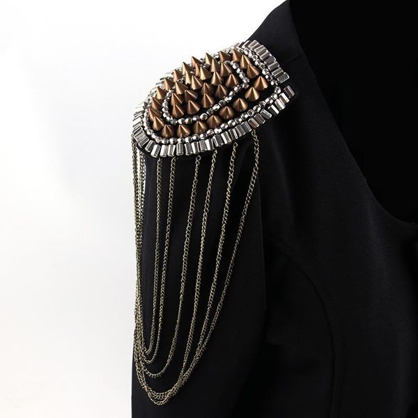 pins, brooches i-remiel tassel dangle vintage shoulder brooch mark epaulette board punk rivet metal epaulet academy stage accessories, Gray
pins, brooches i-remiel tassel dangle vintage shoulder brooch mark epaulette board punk rivet metal epaulet academy stage accessories, Gray