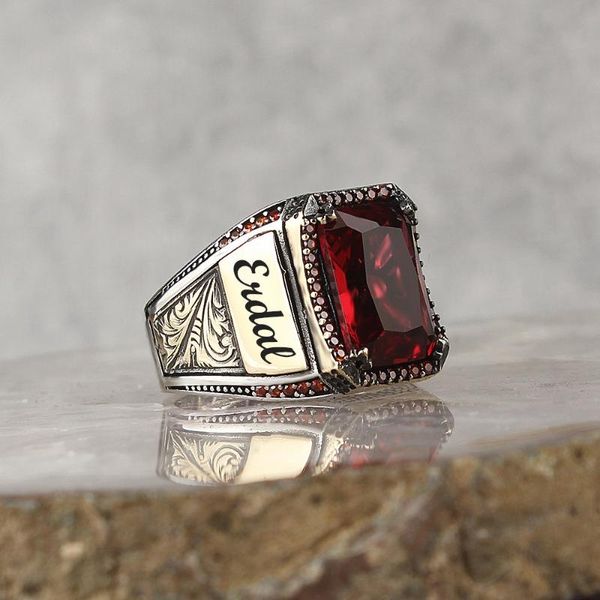 cluster rings 925 sterling silver ring for men zircon stone (writing the name upon request), Golden;silver
cluster rings 925 sterling silver ring for men zircon stone (writing the name upon request), Golden;silver