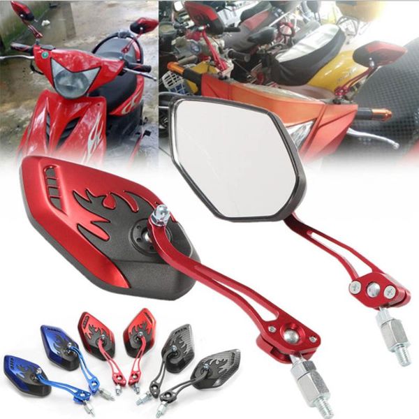 motorcycle mirrors 2pcs universal motorbike scooter side rotation adjustable aluminum rearview 8 / 10mm
motorcycle mirrors 2pcs universal motorbike scooter side rotation adjustable aluminum rearview 8 / 10mm