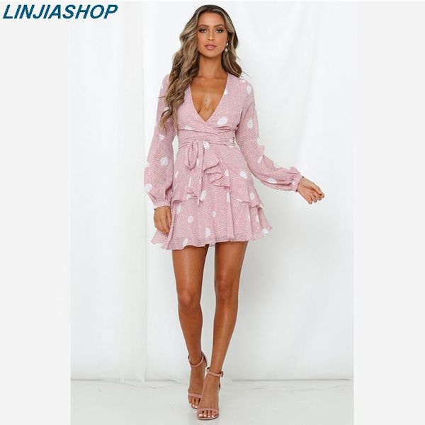 casual dresses deep v neck mini dress with sashes 2021 summer fashion ruffles a line long sleeves loose waist plus size, Black;gray
casual dresses deep v neck mini dress with sashes 2021 summer fashion ruffles a line long sleeves loose waist plus size, Black;gray