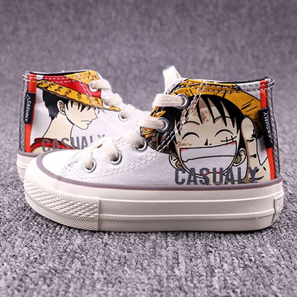 toddler sneakers kids canvas shoes high children shoes boys cute cartoon luffy baby girls shoes new arrivl rubber sneakers, Black;red
toddler sneakers kids canvas shoes high children shoes boys cute cartoon luffy baby girls shoes new arrivl rubber sneakers, Black;red