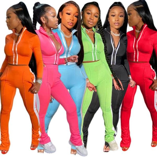 women's jumpsuits & rompers women patchwork two piece suits long sleeve zipper outfit tracksuit, Black;white
women's jumpsuits & rompers women patchwork two piece suits long sleeve zipper outfit tracksuit, Black;white
