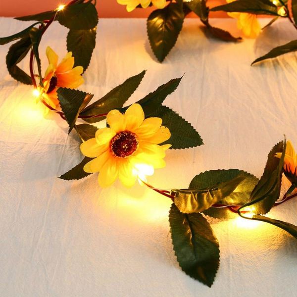 decorative flowers & wreaths 2m 30leds sunflower vine string lights home decoration battery operated artificial wedding christmas decor lamp
decorative flowers & wreaths 2m 30leds sunflower vine string lights home decoration battery operated artificial wedding christmas decor lamp
