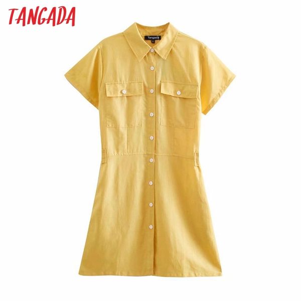 summer women yellow shirt tunic pocket short sleeve ladies mini dress vestidos 2r36 210416, Black;gray
summer women yellow shirt tunic pocket short sleeve ladies mini dress vestidos 2r36 210416, Black;gray