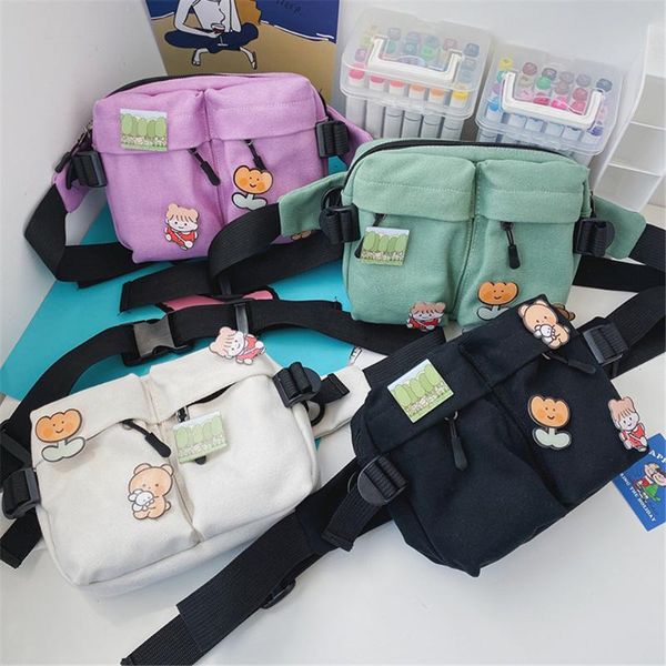 female fanny packs women bag summer cute cartoon teenager girl bet solid color canvas casual pillow waist bags
female fanny packs women bag summer cute cartoon teenager girl bet solid color canvas casual pillow waist bags