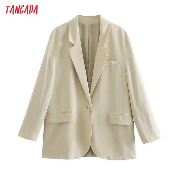 tangada women solid oversized blazer coat vintage notched collar pocket fashion female casual chic outwear 2w102 210609, White;black
tangada women solid oversized blazer coat vintage notched collar pocket fashion female casual chic outwear 2w102 210609, White;black