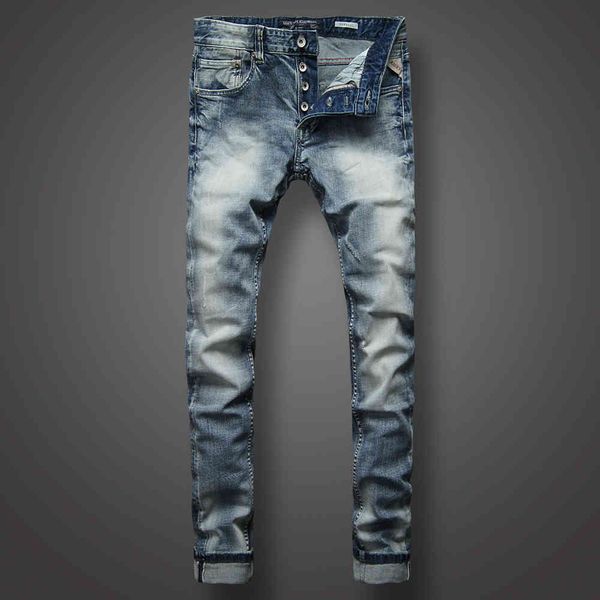 men's jeans italian fashion retro light gray blue elastic cotton slim fit ripped vintage designer denim buttons pants r0oi
men's jeans italian fashion retro light gray blue elastic cotton slim fit ripped vintage designer denim buttons pants r0oi