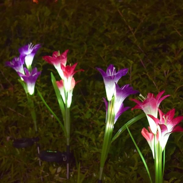 outdoor solar garden light waterproof led white lawn lights 3 lily fairy christmas decoration lamps
outdoor solar garden light waterproof led white lawn lights 3 lily fairy christmas decoration lamps