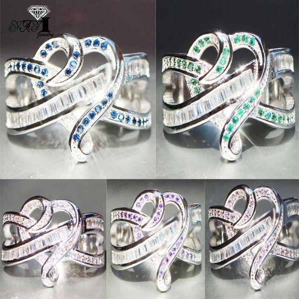 wedding rings yayi jewelry princess cut 3.9 ct white zircon silver color engagement heart girls party gifts, Slivery;golden
wedding rings yayi jewelry princess cut 3.9 ct white zircon silver color engagement heart girls party gifts, Slivery;golden