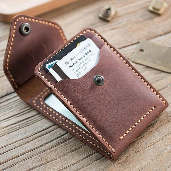 card holders retro handmade crazy horse genuine leather horder men wallets holder luxury wallet purses travel accessories, Brown;gray
card holders retro handmade crazy horse genuine leather horder men wallets holder luxury wallet purses travel accessories, Brown;gray