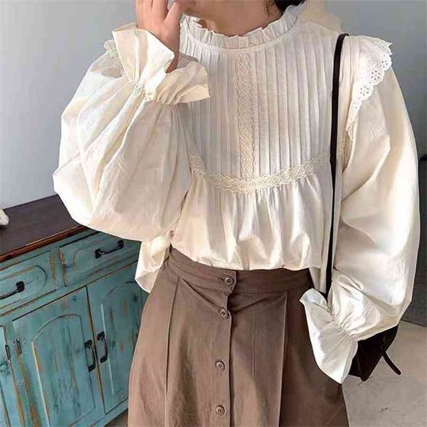 spring long sleeve white blouse women korean vintage s and blouses casual lace shirts elegant 12276 210421
spring long sleeve white blouse women korean vintage s and blouses casual lace shirts elegant 12276 210421