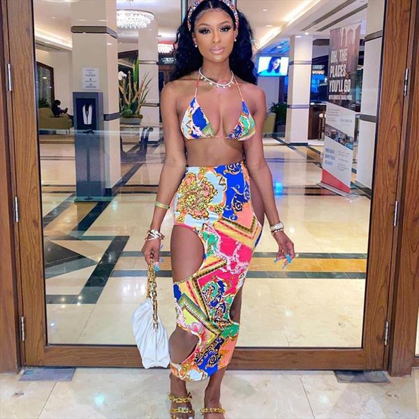 beach swimwear print bra women tracksuits crop hollow out hole skirt set two piece skinny bodycon swimsuit bodysuit, Gray
beach swimwear print bra women tracksuits crop hollow out hole skirt set two piece skinny bodycon swimsuit bodysuit, Gray