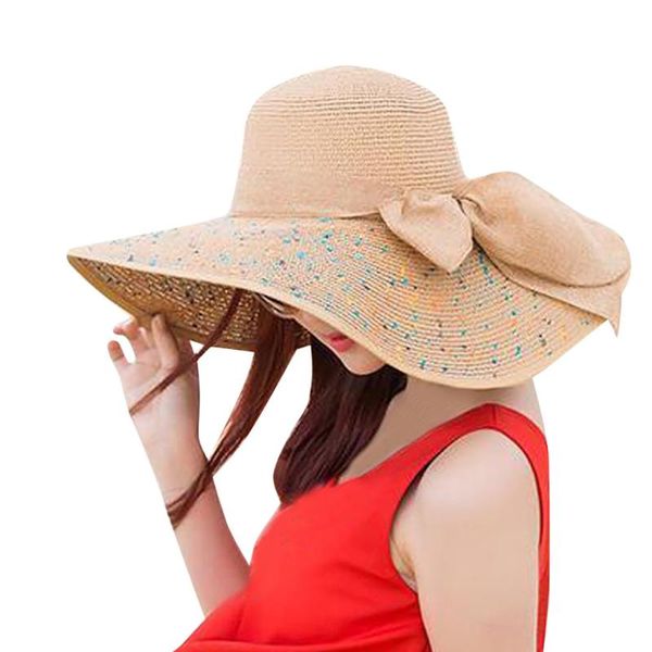 wide brim hats women bowknot printed sun summer large sunshade hat female floppy straw cap casual outdoor vacation travel, Blue;gray
wide brim hats women bowknot printed sun summer large sunshade hat female floppy straw cap casual outdoor vacation travel, Blue;gray